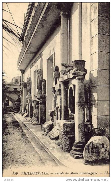 ALGERIE - PHILIPPEVILLE Façade du musée Archéologique