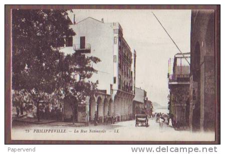 ALGERIA  Philippeville La Rue Nationale  alg20