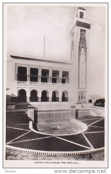 RP; Algeria. Phillipeville , Town hall, 20-30s