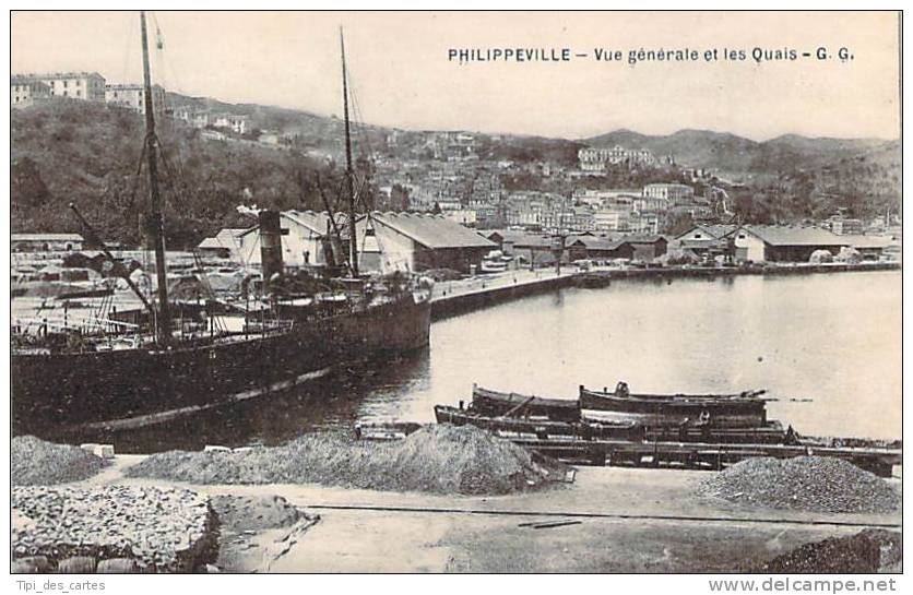 Algérie - Philippeville - Vue générale et les Quais