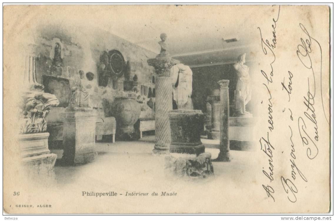 Algérie Philippeville Intérieur du Musée Précurseur