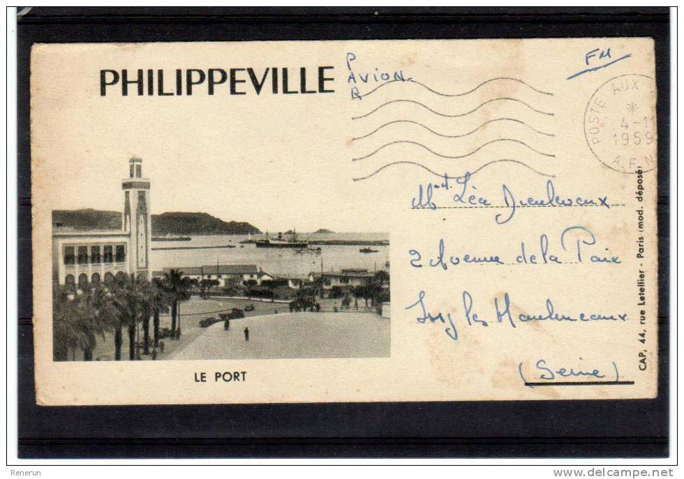 Algerie ,PHILIPPEVILLE multi vues en dépliant voir ci joint ,  CAP  éditions