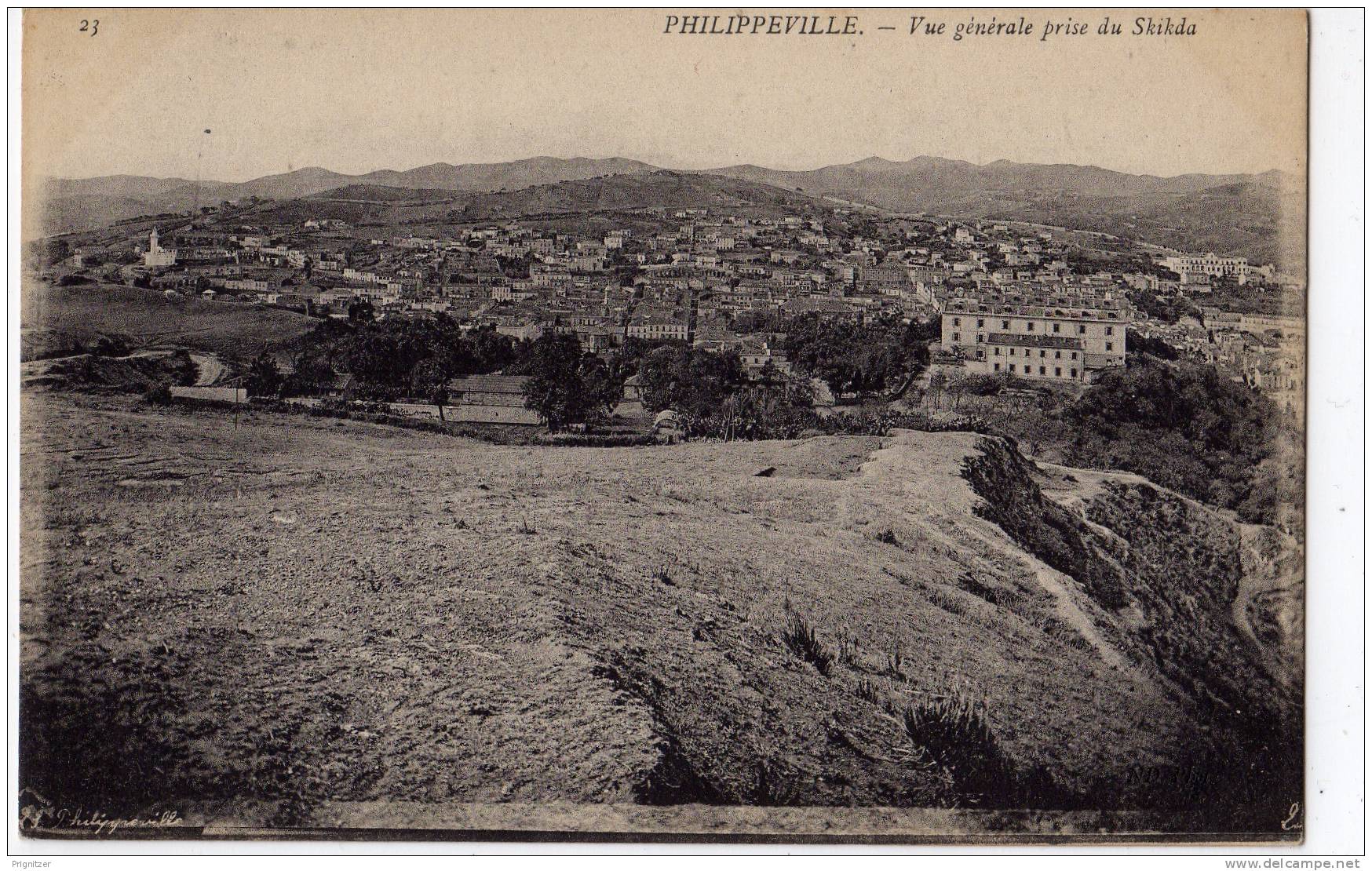ALGERIE / ALGERIEN    PHILIPPEVILLE   Vue generale prise du Skida