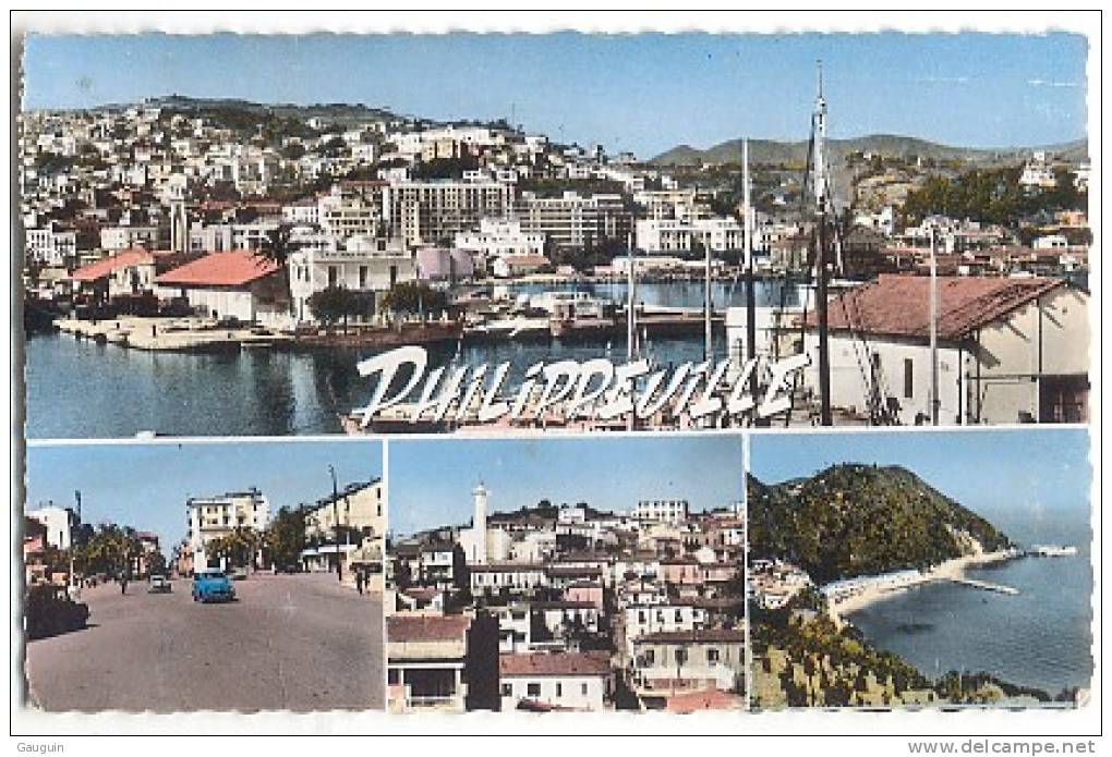 CPSM - PHILIPPEVILLE – MULTIVUES – Edition C.A.P Paris / N° 803