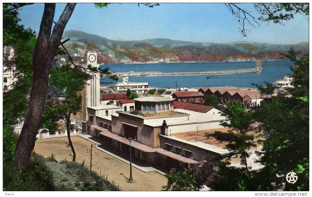 CP  ALGERIE  //   PHILIPPEVILLE  //  LA GARE  //   419623