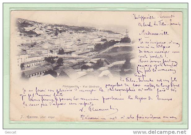 CPA ALGERIE PHILIPPEVILLE vue generale