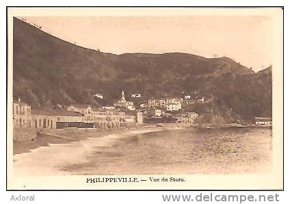 PHILIPPEVILLE SKIKDA ALGERIE 1930 VUEDE STORA  ED ? ECRITE TBE