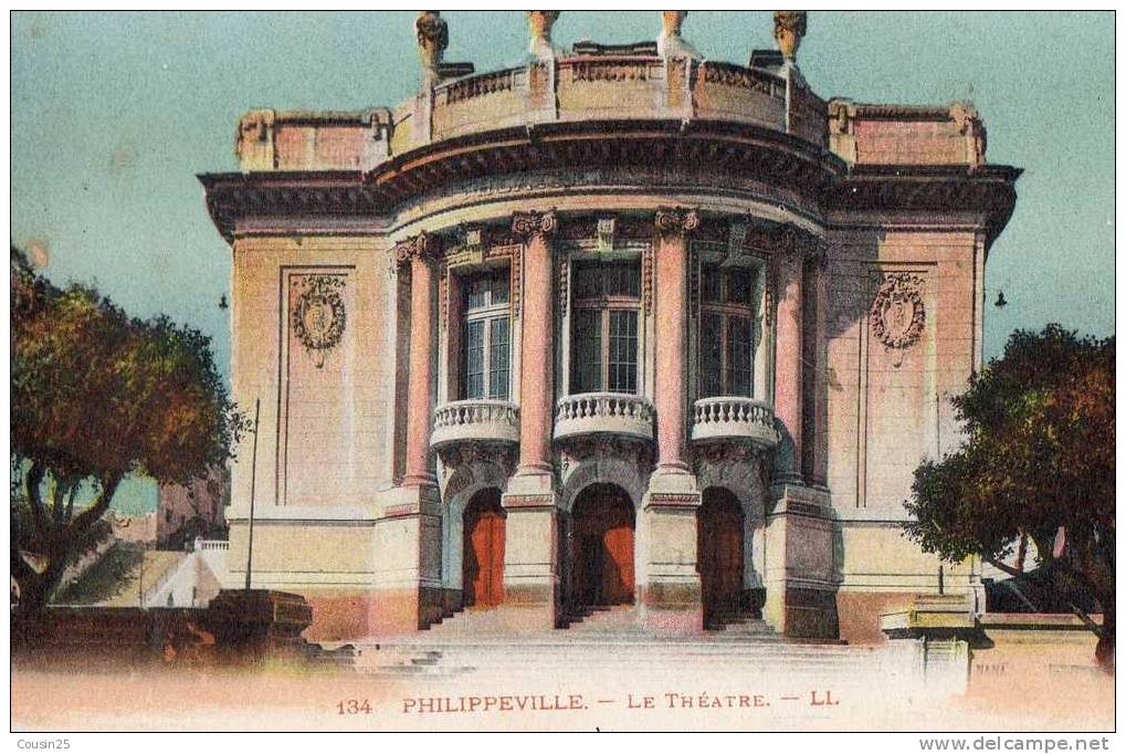 ALGERIE - PHILIPPEVILLE - Le Théatre