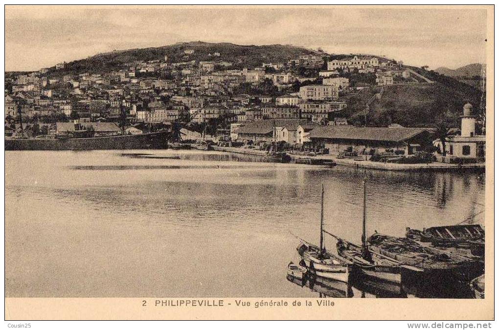 ALGERIE - PHILIPPEVILLE - Vue Générale de la Ville