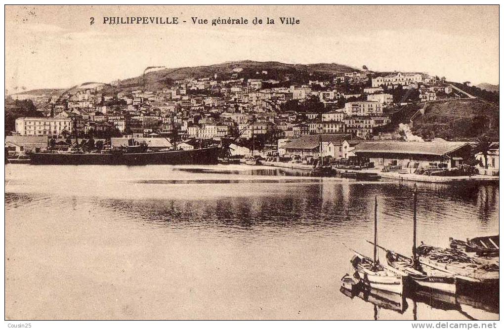 ALGERIE - PHILIPPEVILLE - Vue Générale de la Ville