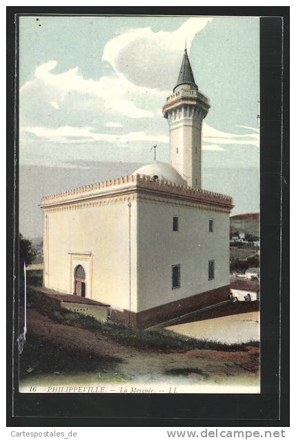 CPA Philippeville, La Mosquee