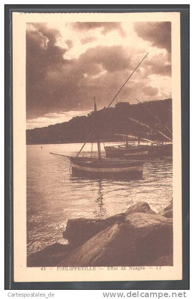 CPA Philippeville, Effet de Nuages