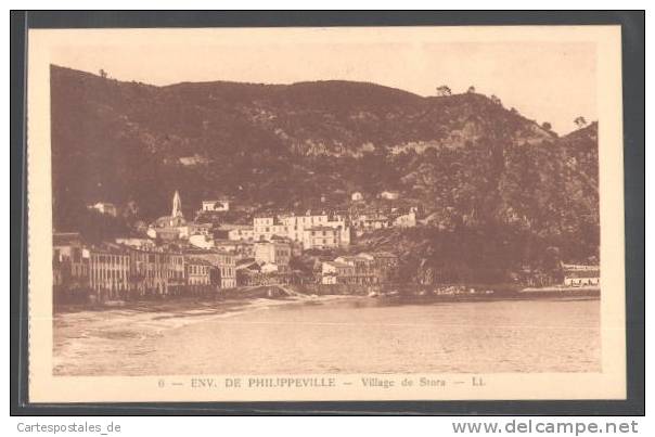 CPA Philippeville, Village de Stora