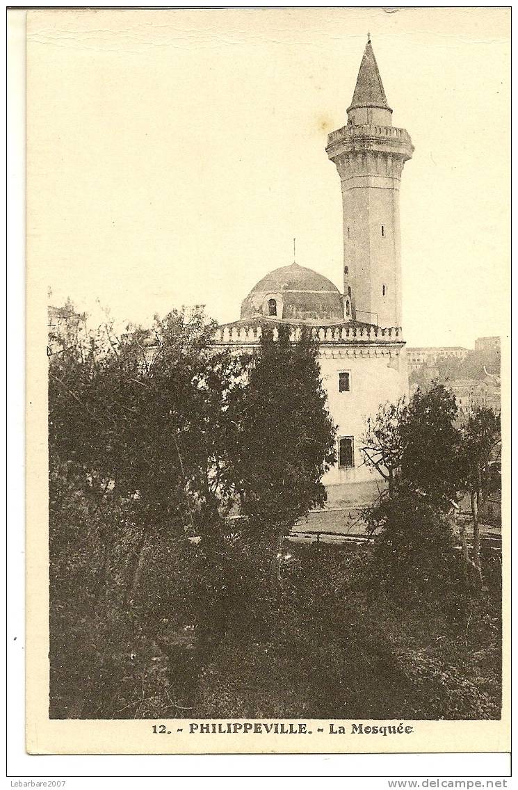 12 - PHILIPPEVILLE - LA MOSQUEE  (    ) ALGERIE
