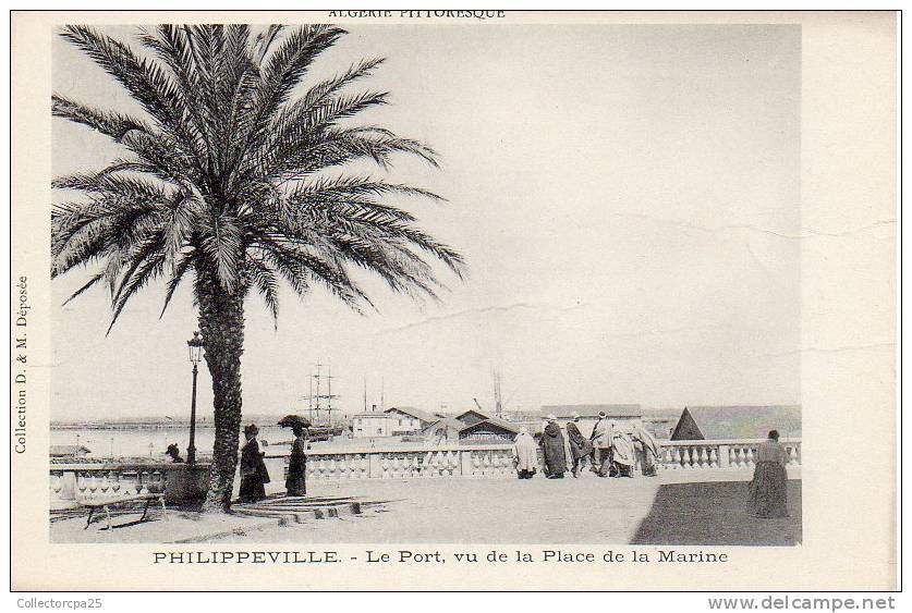 Algérie Pittoresque - Skikda Philippeville - Le Port , vu de la place de la Marine