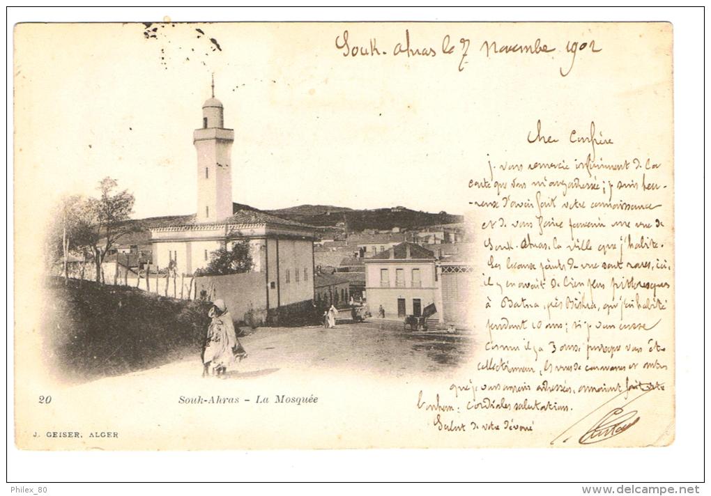 Souk Ahras / La Mosquée  / DND 1902  / Geiser