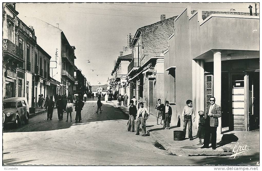 algérie -   SOUK - AHRAS - Rue Victor Hugo