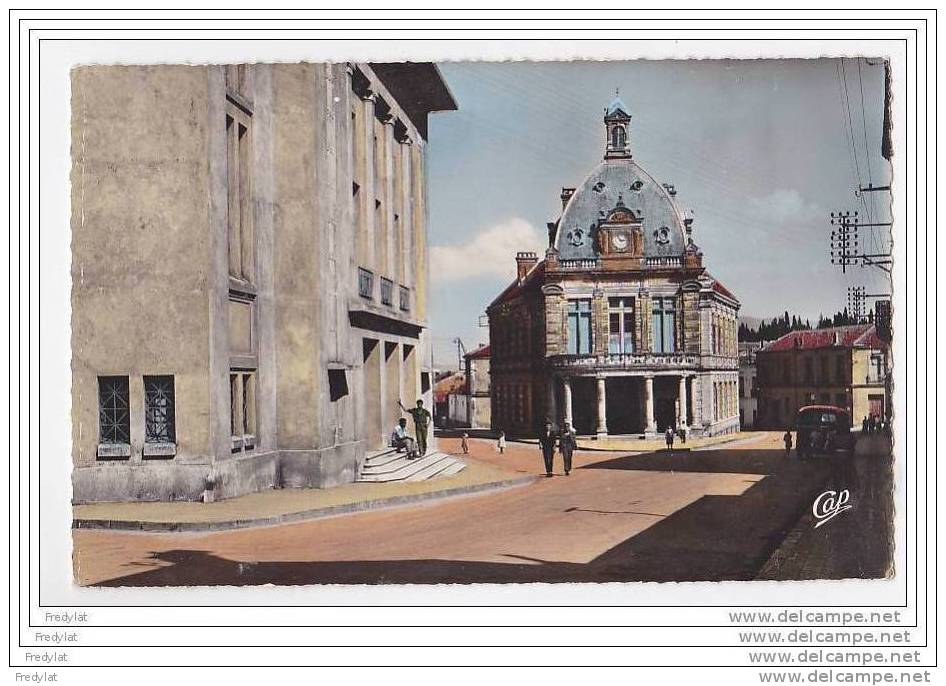 SOUK AHRAS  LA  MAIRIE LE THEATRE  CARTE CIRCULEE