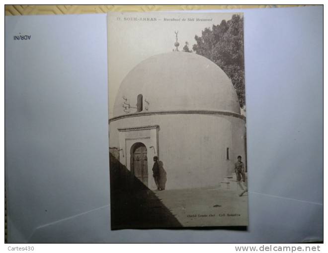 cpa algérie souk ahras marabout de sidi messaoud