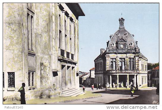 ALGERIE. SOUK AHRAS.N 103. LE THEATRE ET L HOTEL DE VILLE