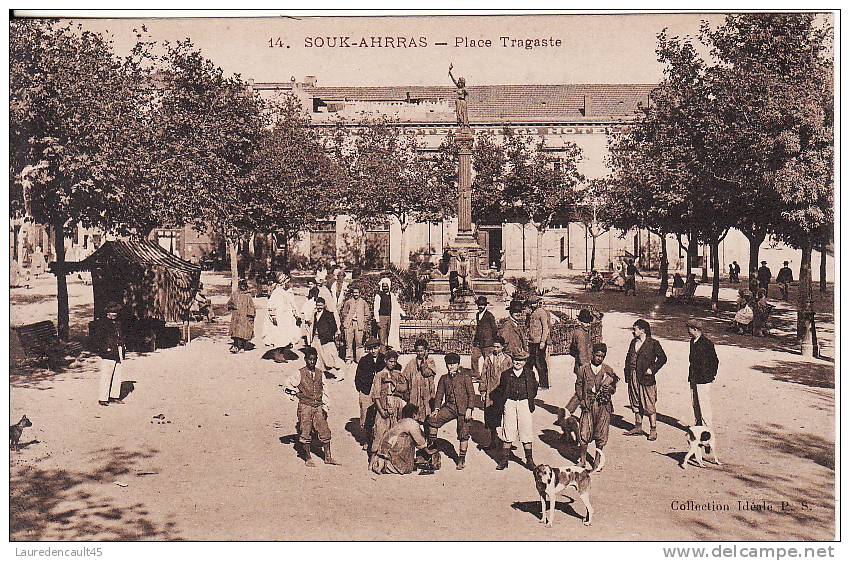 SOUK AHRRAS  place Tragaste, animée (Algérie/12)