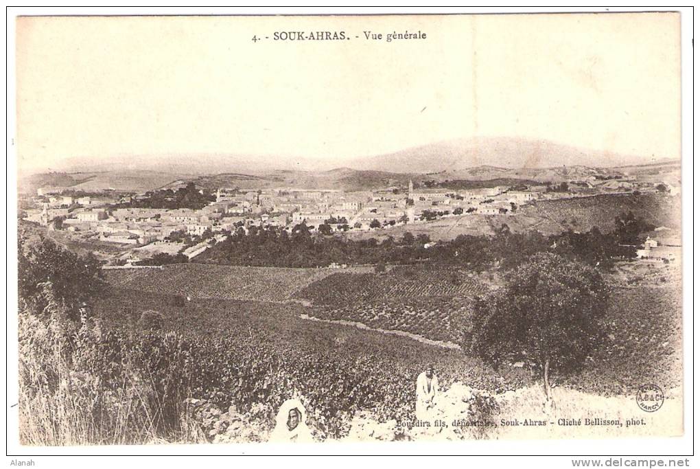 SOUK AHRAS Vue Générale (Bousdira/Bellisson) Algérie Afrique