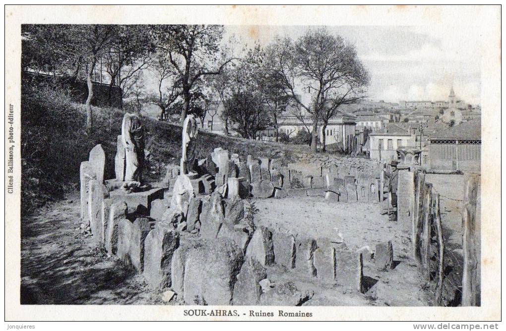 SOUK AHRAS ( Algérie) Ruines romaines.