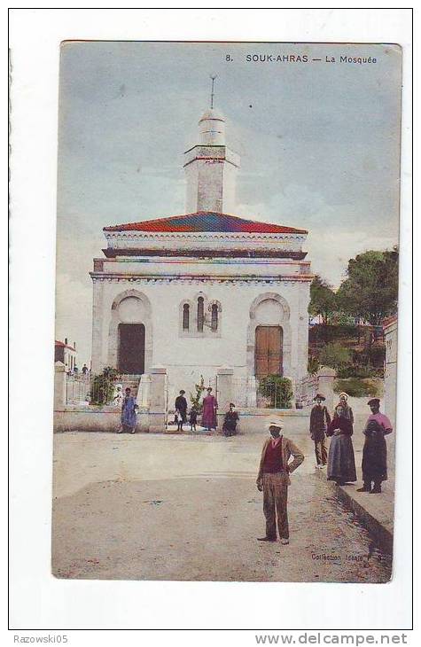 CARTE POSTALE. CP. CPA..........ALGERIE. COLONIE. SOUKAHRAS. MOSQUEE