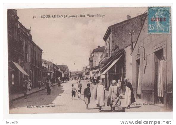 ALGERIE - SOUK-AHRAS - Rue Victor Hugo