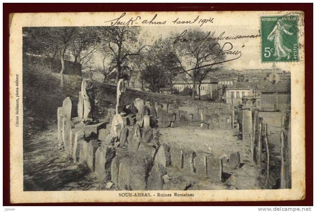 Cpa Algérie Souk Ahras  Ruines romaines  RAM9