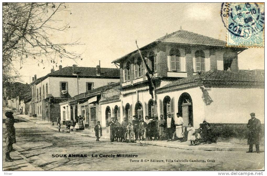 ALGERIE(SOUK AHRAS) CERCLE MILITAIRE