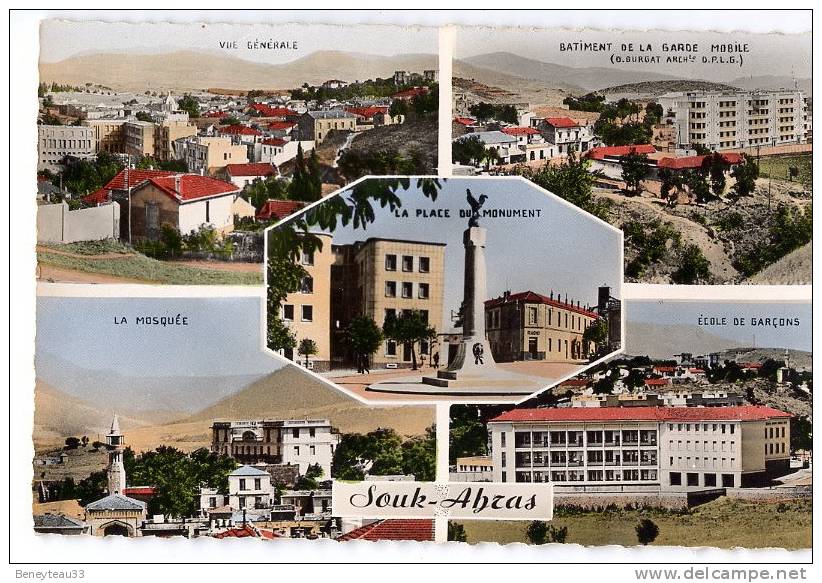 CPA (Réf N689)  1523 SOUK-AHRAS (AFRIQUE ALGÉRIE) MULTI VUES