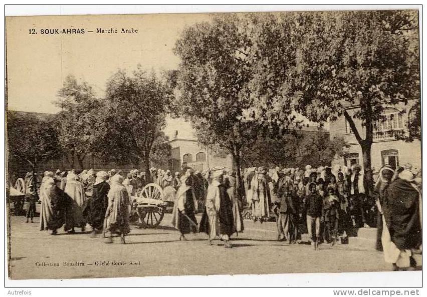 ALGERIE  -  SOUK AHRAS  -  MARCHE ARABE