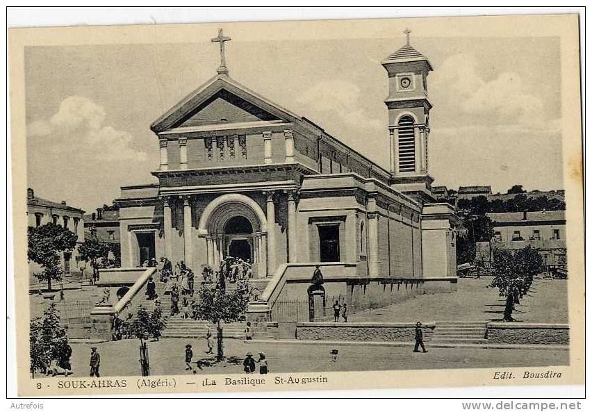 ALGERIE  -  SOUK AHRAS  -  BASILIQUE ST AUGUSTIN