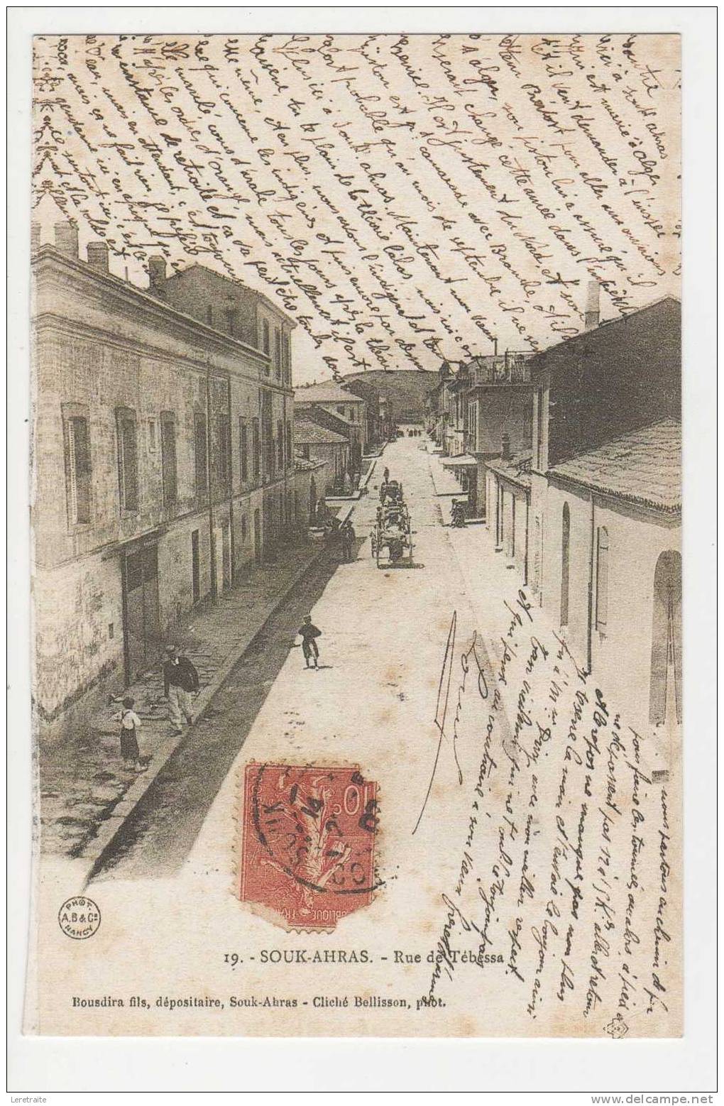Souk-Ahras. - Rue de Tébessa.