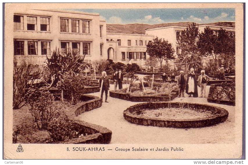Algérie - Souk Ahras - Groupe scolaire et jardin public
