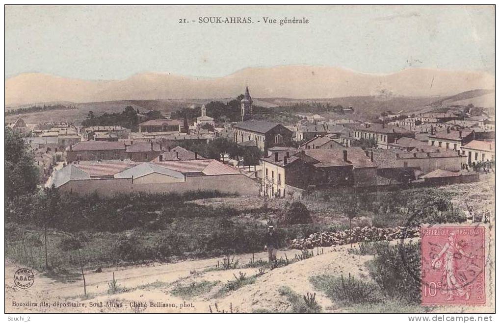 Souk Ahras.- (Algérie)  Vue générale
