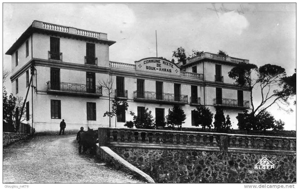 SOUK AHRAS...LA COMMUNAUTE MIXTE...CPSM PETIT FORMAT ANIMEE