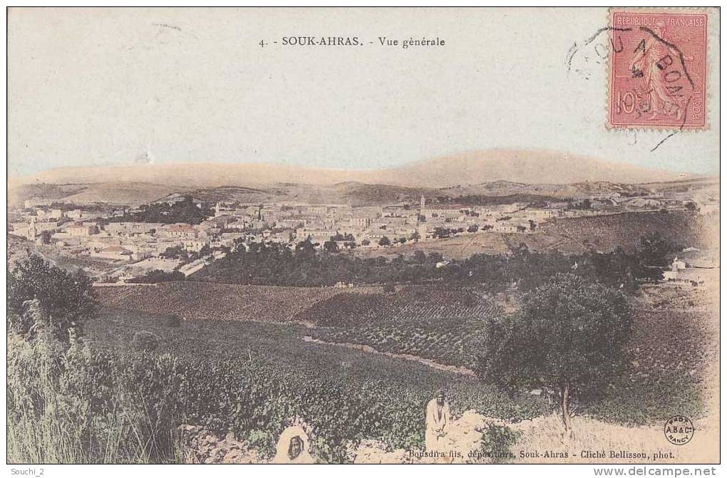 Souk Ahras.- (Algérie)  Vue générale  -  (animée)