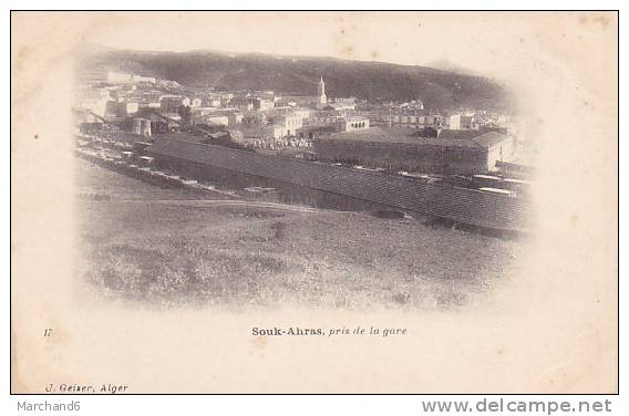 ALGERIE.SOUK AHRAS. PRIS DE LA GARE