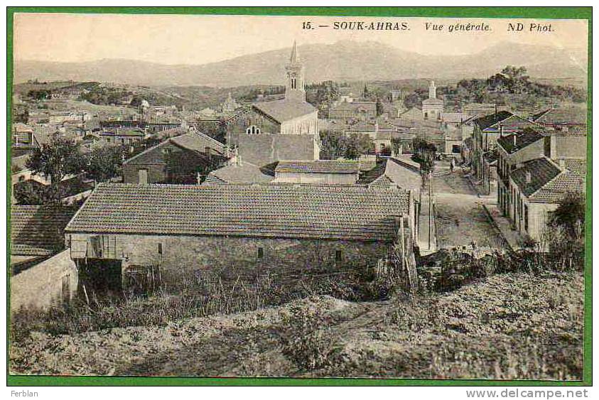 AFRIQUE. ALGERIE. SOUK AHRAS. Vue Générale sur L'Eglise.