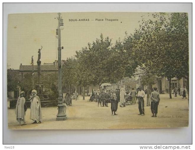 Souk ahras, place thagaste
