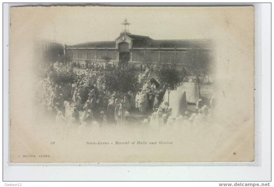 ALGERIE       souk Ahras     marché et halle aux grains