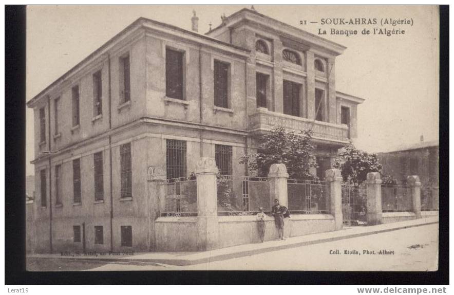 ALGERIE....SOUK AHRAS..LA BANQUE DE L'ALGERIE........‹(•¿•)›