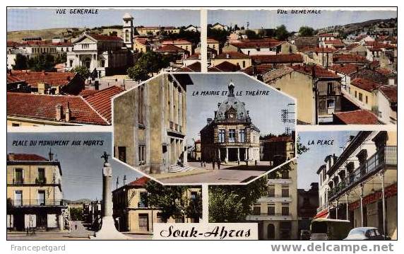 Souk Ahras - multivues - voitures anciennes