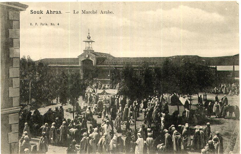 Souk Ahras Près Constantine Le Marché Arabe Carte precurseur V.P. Paris N° 4