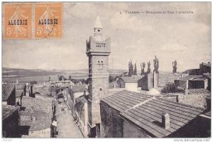CPA - TEBESSA - mosquée et rue caracalla - 9