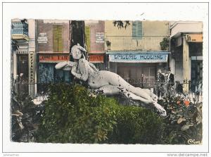 TEBESSA ALGERIE PLACE DE LA CASBAH ETOILE FILANTE CPSM BON ETAT