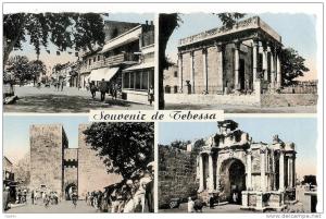 CPsm format CPA Tebessa Algerie