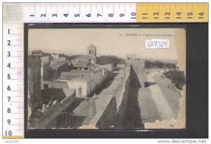 VA4364 ALGERIA TEBESSA EGLISE ET REMPARTS CHIESE PANORAMA